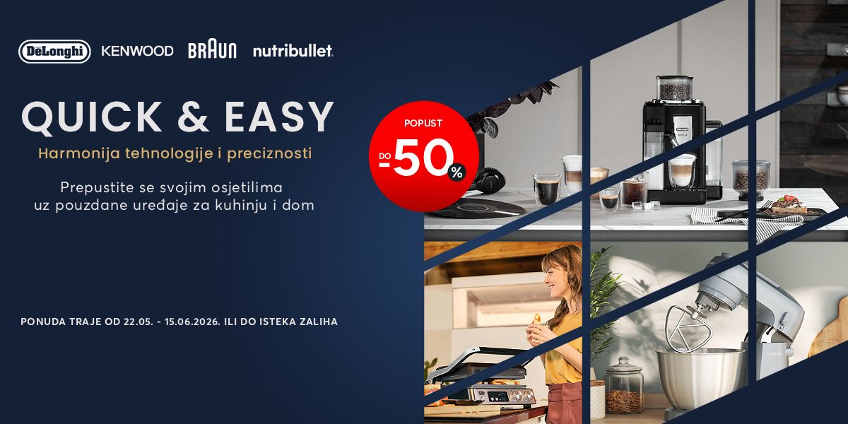 DeLonghi akcija - do 50% popusta u Makromikru