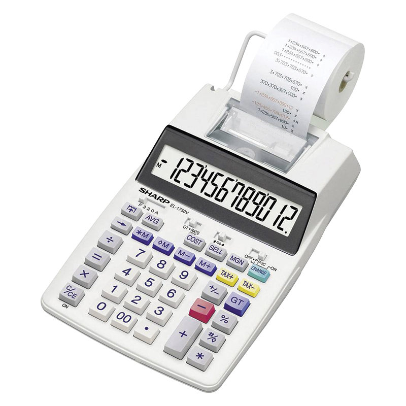 Kalkulator stolni 12 mjesta Sharp EL1750V bijeli