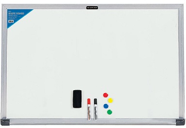 Ploča bijela zidna  90x60cm Deli E7816 aluminijski okvir