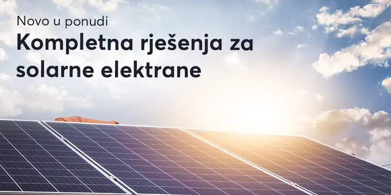 Solarni paneli, inverteri, baterijski sustavi i EV punjači - sada u ponudi