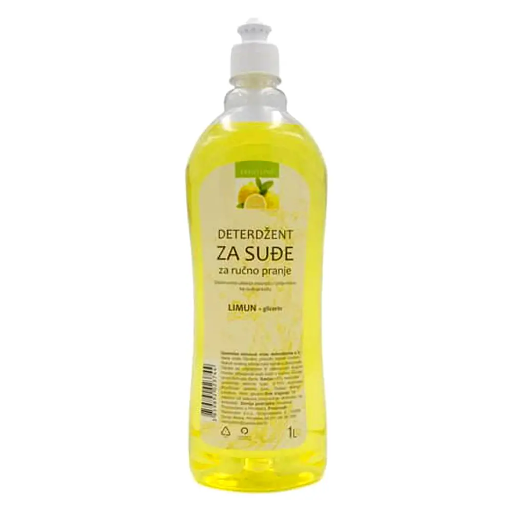 Deterdžent za ručno pranje posuđa 1000ml Fresh line limun