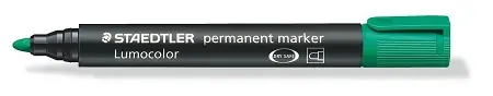 Marker permanentni 2mm Staedtler Lumocolor 352 okrugli vrh zeleni