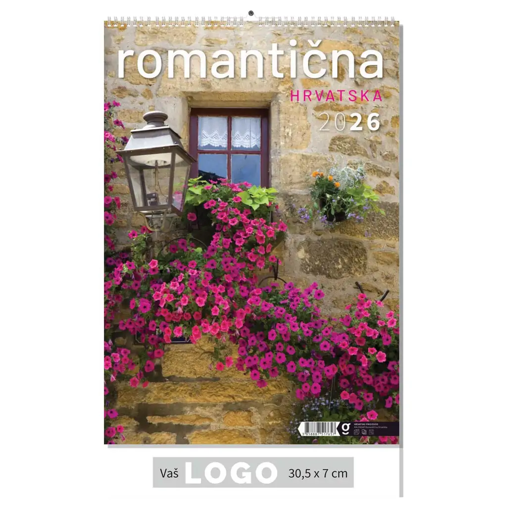 Kalendar zidni Romantična Hrvatske