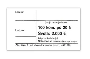 Pasica za  20€ 100/1 NN