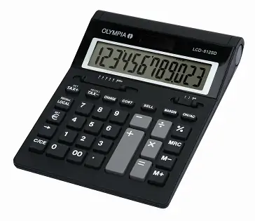 Kalkulator komercijalni  12 mjesta Olympia LCD612 SD Euro Exchange calculation