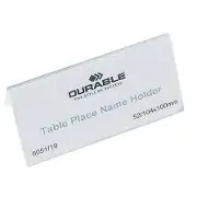 Pločica stolna za natpis pvc  52x100mm Durable D-8051