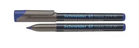 Marker permanentni 1,0mm CD/DVD  Schneider Maxx OHP 224M plavi