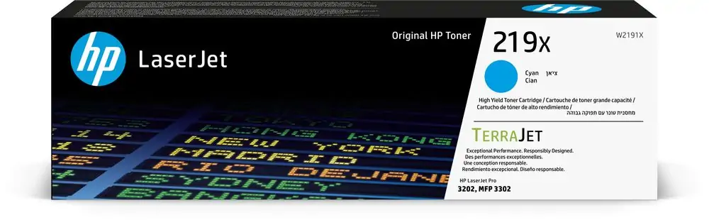Toner HP W2191X Cyan No.219X