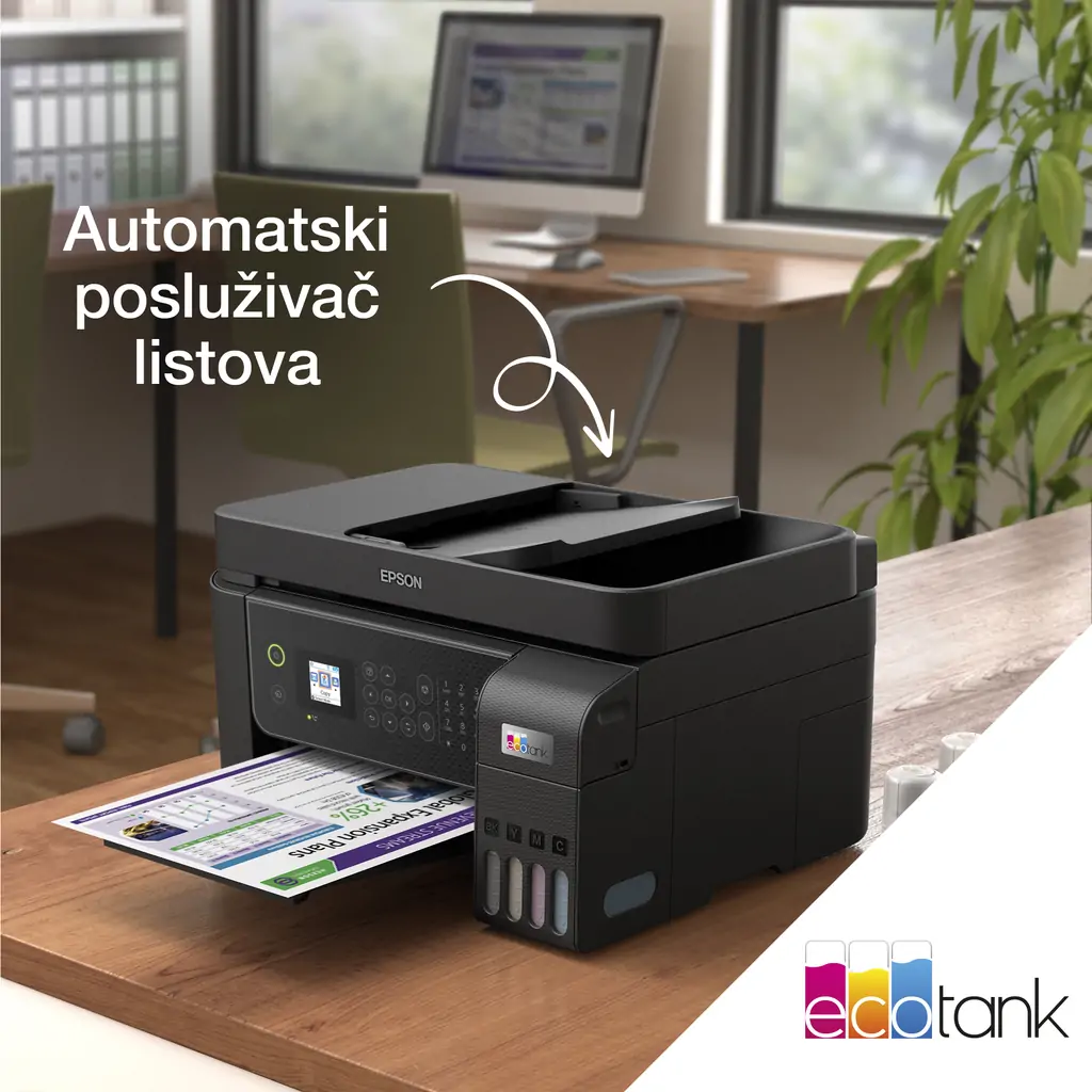 Printer EPSON L5310 All-In-One EcoTank USB LAN WiFi A4 - crni