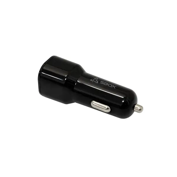 Adapter za napajanje SBOX CC-038 USB auto punjač, 2 izlaza, 38W, crni