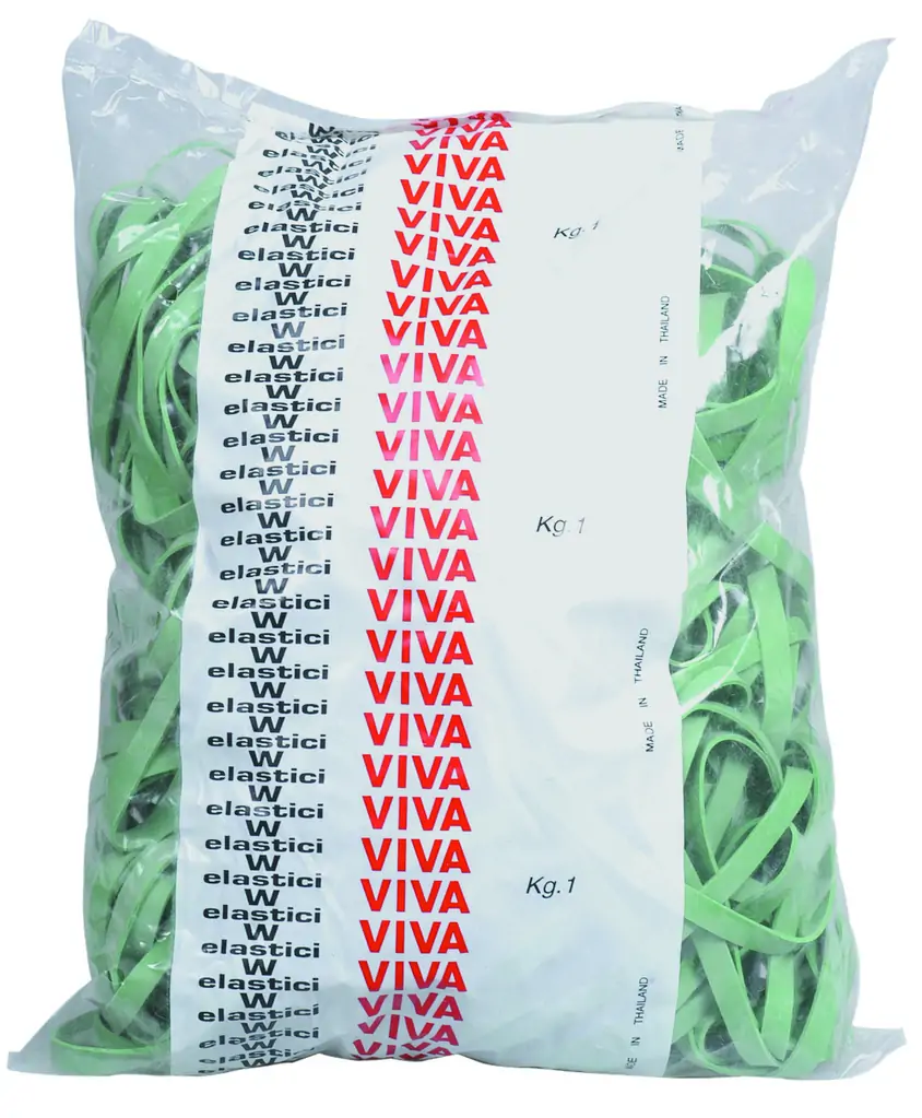 Gumica vezica fi 100x8mm 1kg zelena
