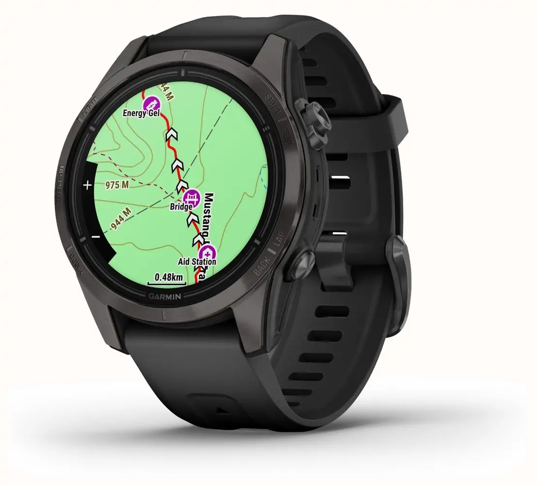 Smart watch GARMIN EPIX Pro Gen2 42mm Sapphire Carbon Gray DLC Tit.  Blac - 010-02802-15
