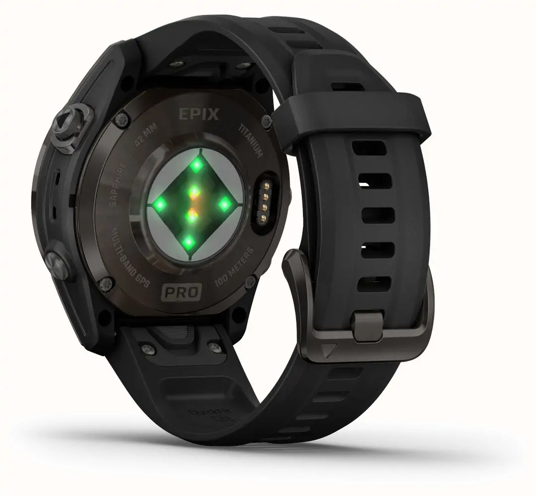 Smart watch GARMIN EPIX Pro Gen2 42mm Sapphire Carbon Gray DLC Tit.  Blac - 010-02802-15