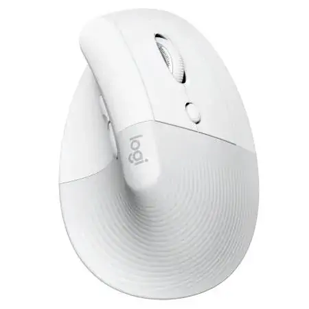 Miš LOGITECH Lift RIGHT Bluetooth Vertical Ergonomic - White