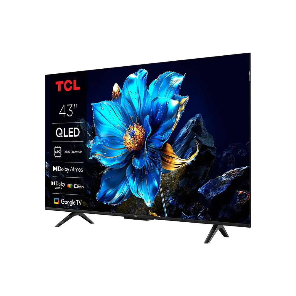 TV TCL 43P7K, QLED, 43", 109cm, UHD, Google TV