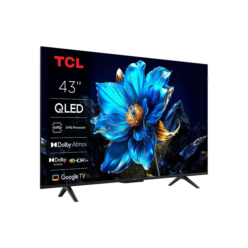 TV TCL 43P7K, QLED, 43", 109cm, UHD, Google TV