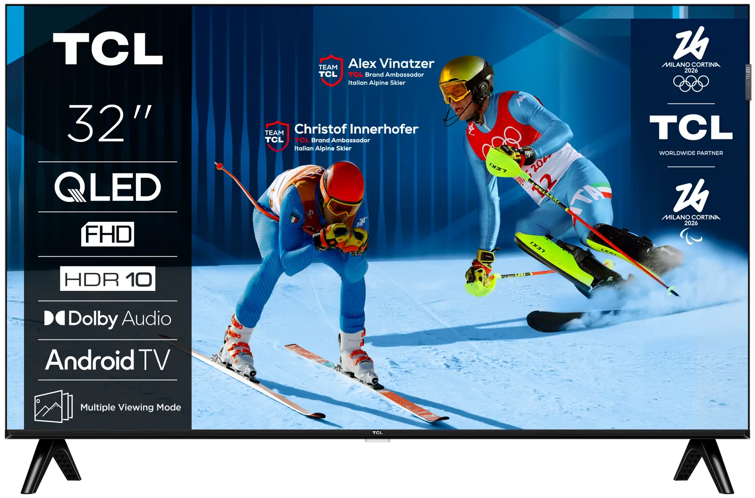 TV TCL 32S5K, QLED, 32", 82cm, FHD, Android TV