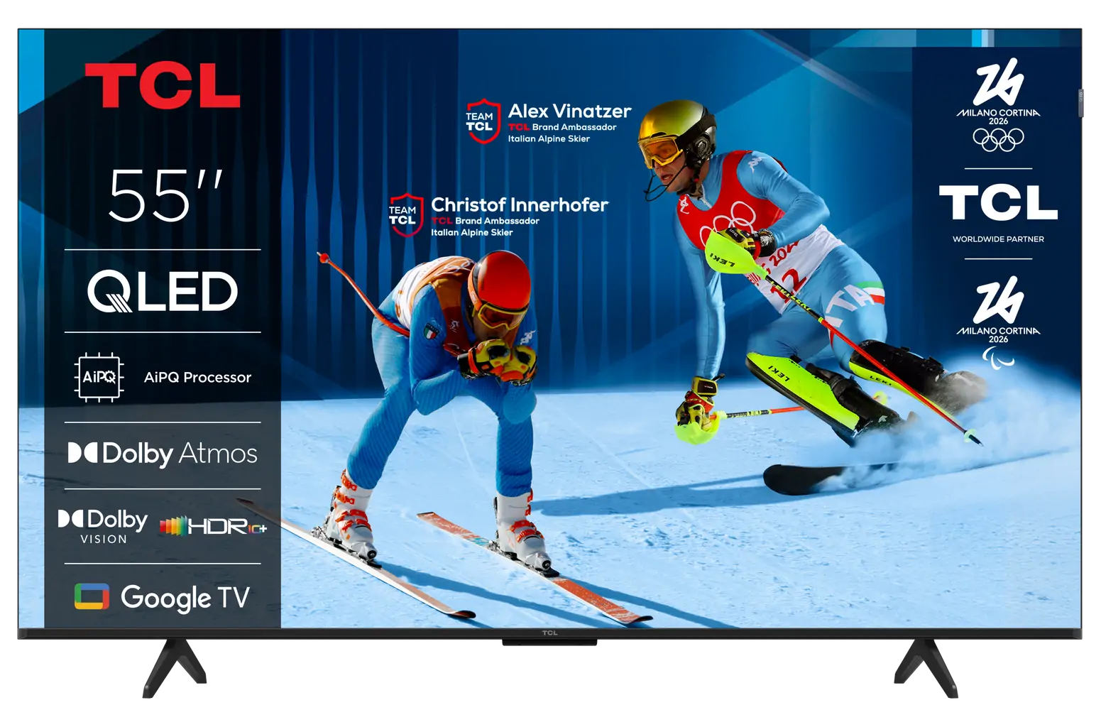 TV TCL 55P7K, QLED, 55", 140cm, UHD, Google TV