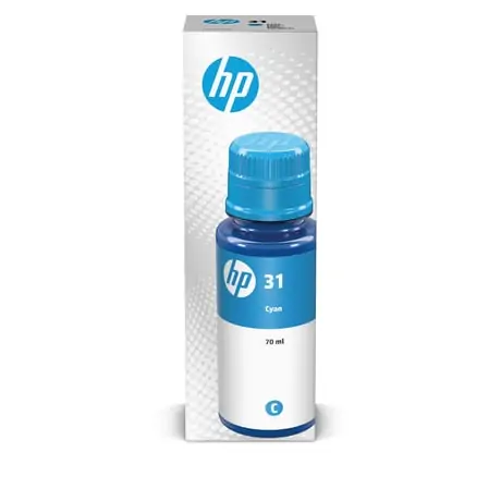 Tinta HP 1VU26AE Cyan No.31 original