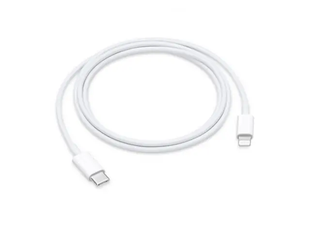 Kabel Lightning USB-C APPLE, 1m, bijeli, muq93zm/a