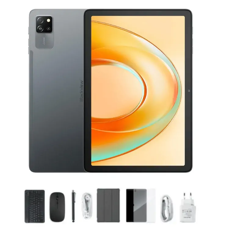 Tablet BLACKVIEW SET Tab 60 PRO LTE 10.1" WiFI+LTE 8GB 128GB Sivi + GRATIS Cover, Stylus olovka, Tipkovnica, Bežični miš, Punjač