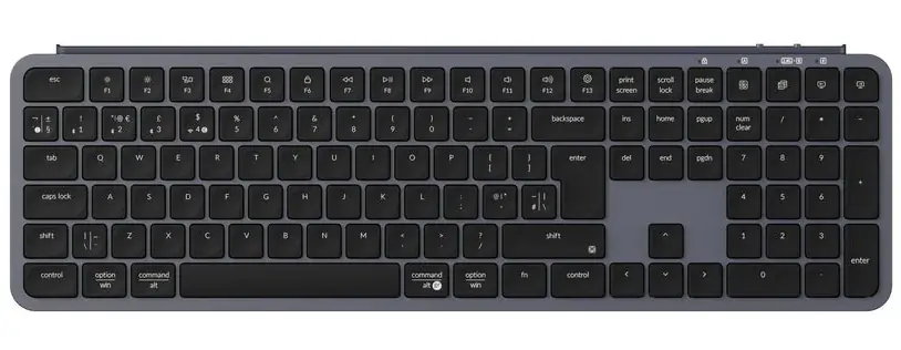 Tipkovnica KEYCHRON Tipkovnica Keychron B6P-K1 Space Gray 100% Layout BT 2.4GHz Wired