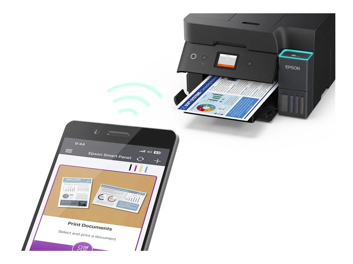 Printer EPSON L6390 All-In-One EcoTank, Duplex, LAN, WiFi FAX A4 - crni