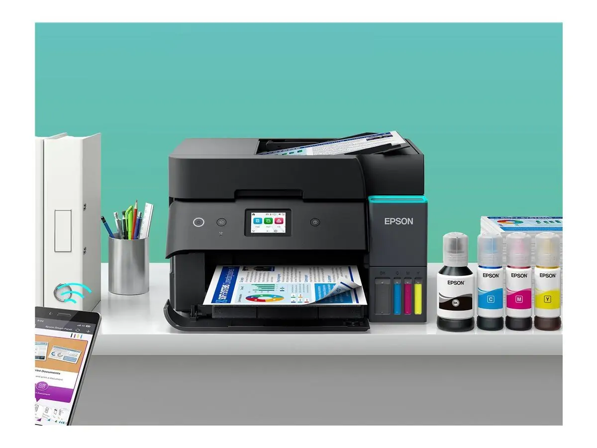 Printer EPSON L6390 All-In-One EcoTank, Duplex, LAN, WiFi FAX A4 - crni
