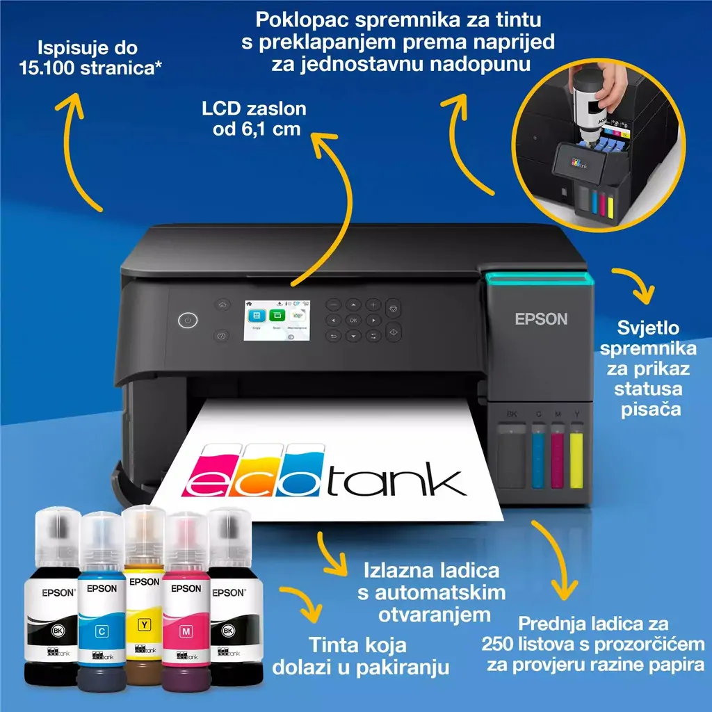Printer EPSON L6360 All-In-One EcoTank - crni