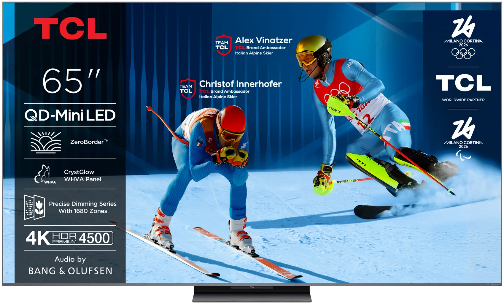 TV TCL 65C8K, MINI LED - QLED, 65", 165cm, UHD, Google TV, B&O