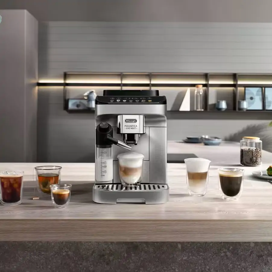 Aparat za kavu DeLonghi ECAM290.85.SBX Magnifica Evo + GRATIS Šalice za Lattemacchiato DeLonghi DLSC312