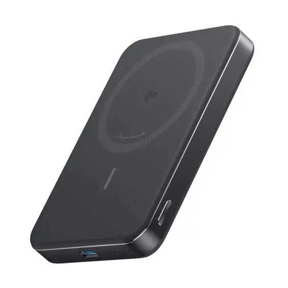 Power Bank 10000mAh ANKER Mag Go Slim 15W, crna