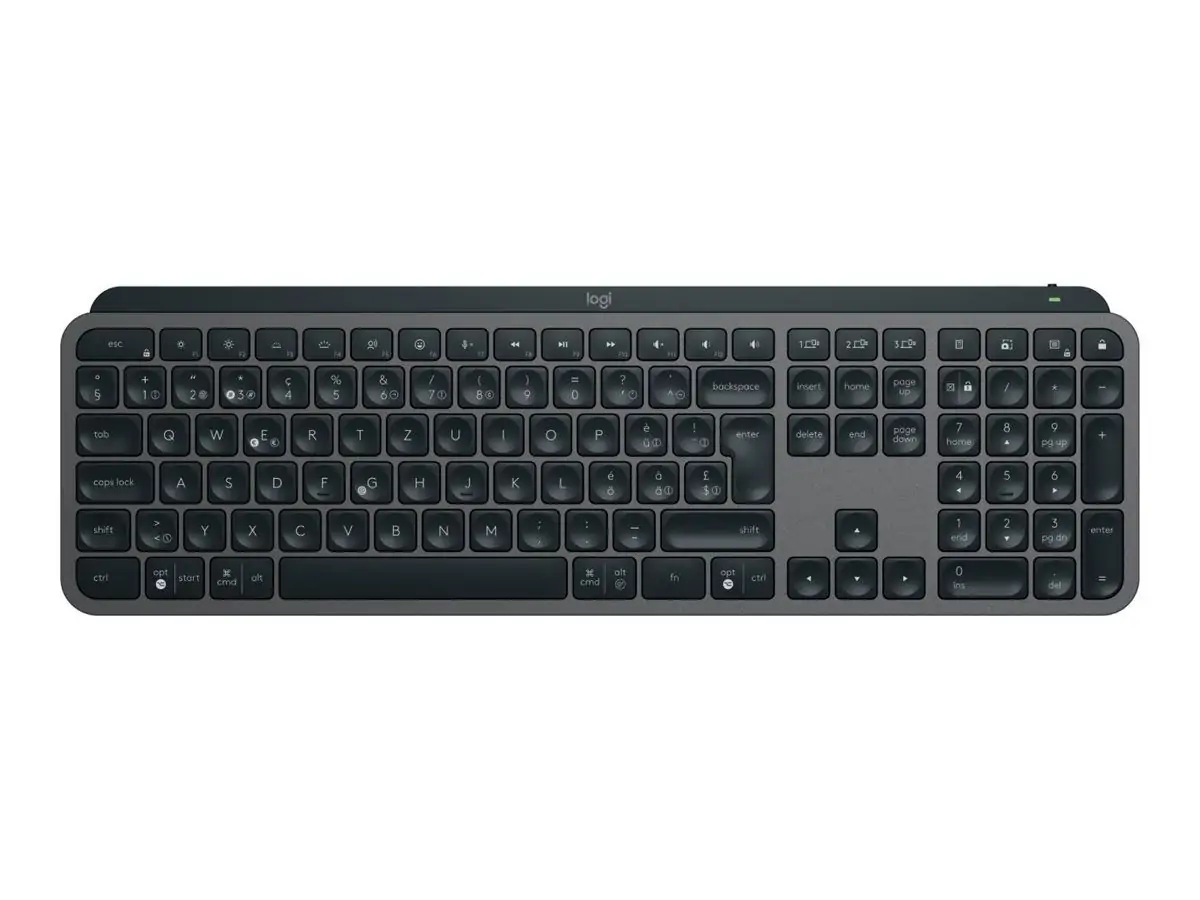 Tipkovnica LOGITECH MX Keys S Advanced Wireless Illuminated - graphite