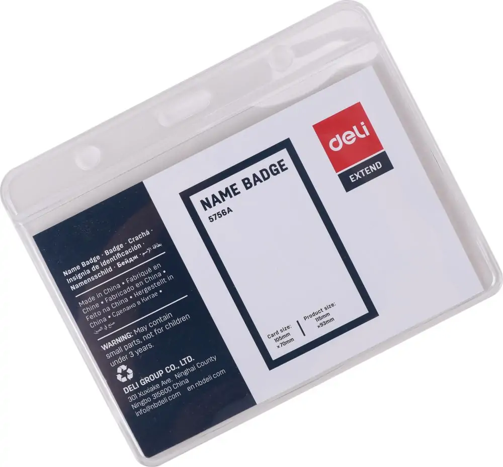 Etui za ID kartice 105x70mm Deli 5756A 10/1 vodoravno