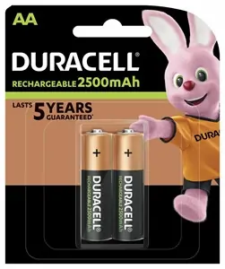 Baterija DURACELL punjiva AA 2500mAh 1.2V 2/1
