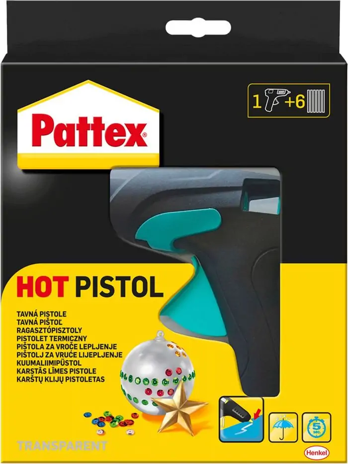 Ljepilo pištolj + 6 patrona Pattex Henkel 2112980