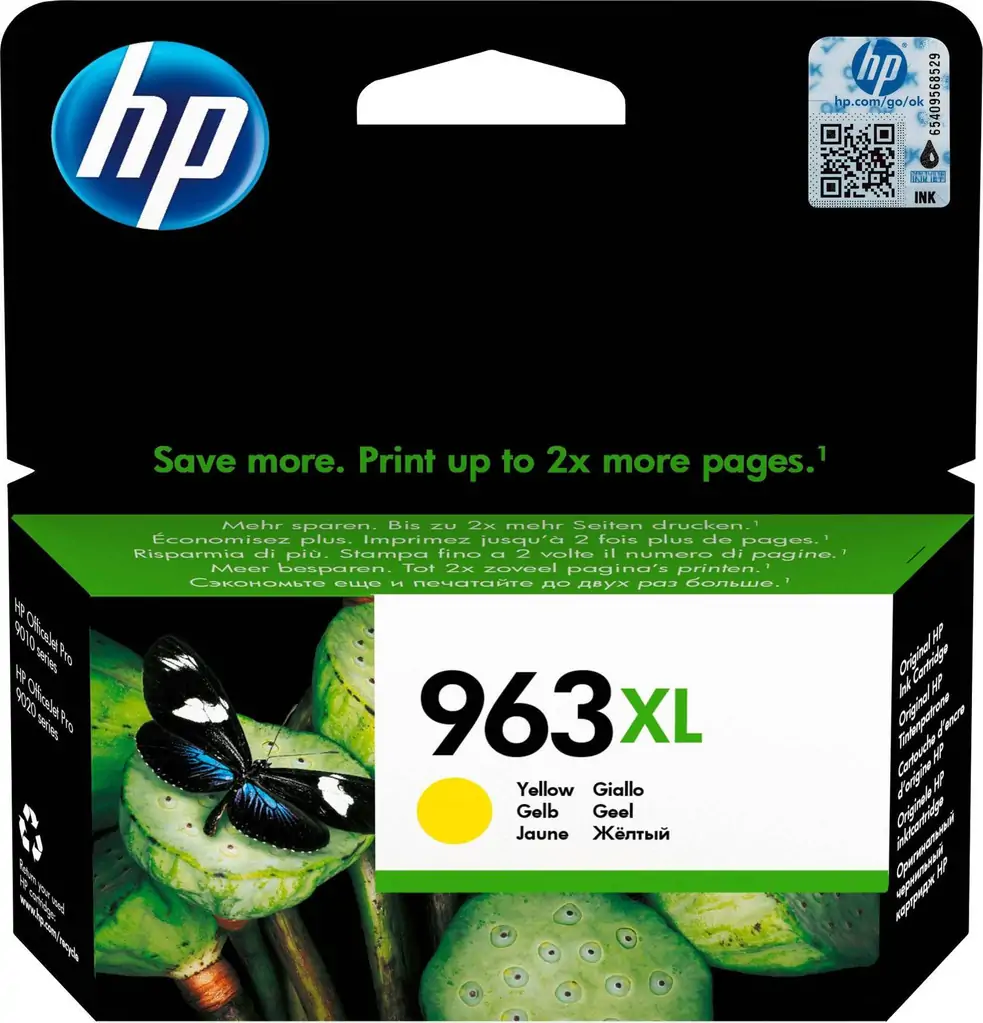 Tinta HP 3JA29AE Yellow No.963XL