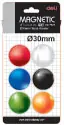 Magneti promjer 30mm Deli 7825 6/1 miks boje
