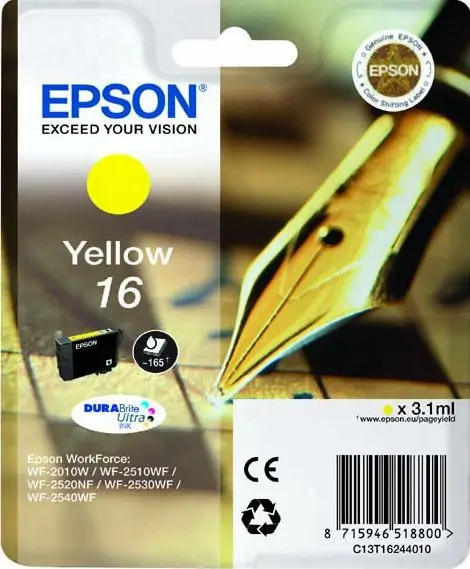 Tinta EPSON T1624 yellow
