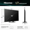 TV HISENSE 55U7Q, ULED-Mini LED, 55", 139cm, UHD, SMART