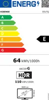 TV HISENSE 55U7Q, ULED-Mini LED, 55", 139cm, UHD, SMART