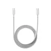 Kabel USB tip A-C<=>USB tip C-M  1.0m - XIAOMI QC 6A - bijeli pleteni