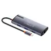 Docking station COLORWAY USB-C 6-in-1 Type C PD 100W USB3.0x3 USB2.0 RJ45