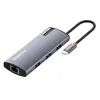 Docking station COLORWAY USB-C 6-in-1 Type C PD 100W USB3.0x3 USB2.0 RJ45
