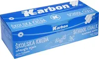 Kreda školska okrugla Karbon 100/1 bijela Kreda školska okrugla Karbon 100/1 bijela