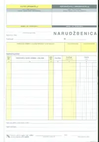 TI.I-14/ncr Narudžbenica A4 NN TI.I-14/ncr Narudžbenica A4 NN
