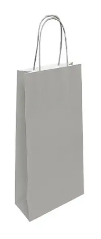 Vrećica papirnata Aristo za bocu 140x380x80mm srebrna Vrećica papirnata Aristo za bocu 140x380x80mm srebrna
