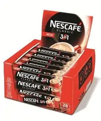 NESCAFE Classic vrećica 3u1 28/1stick 15,5g NESCAFE Classic vrećica 3u1 28/1stick 15,5g