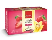Čaj FRANCK Jagoda vanilija omot 55g 20/1 Čaj FRANCK Jagoda vanilija omot 55g 20/1