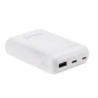 Power Bank 10000mAh INTENSO XS10000, input microUSB, USB-C, output: USB-A, USB-C, white Power Bank 10000mAh INTENSO XS10000, input microUSB, USB-C, output: USB-A, USB-C, white